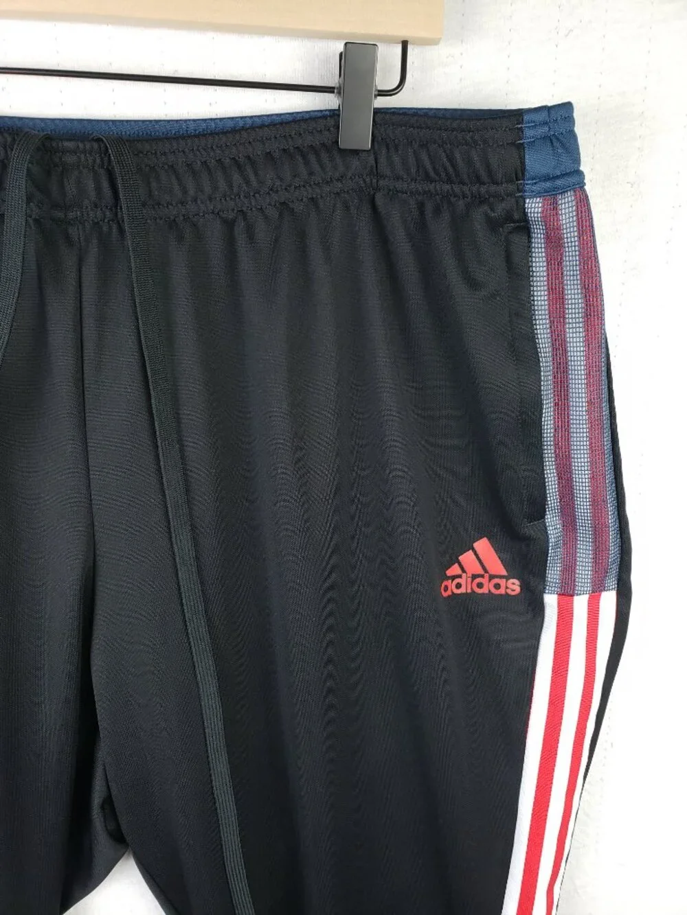 Adidas Track Pants Training Primegreen Men's size 4X Black 3 Stripes Activewear